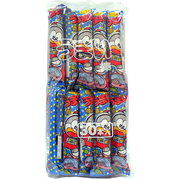 "Umaibo" 30 Pieces Pack of Tonkatsu (Pork Cutlet) Sauce Flavor
