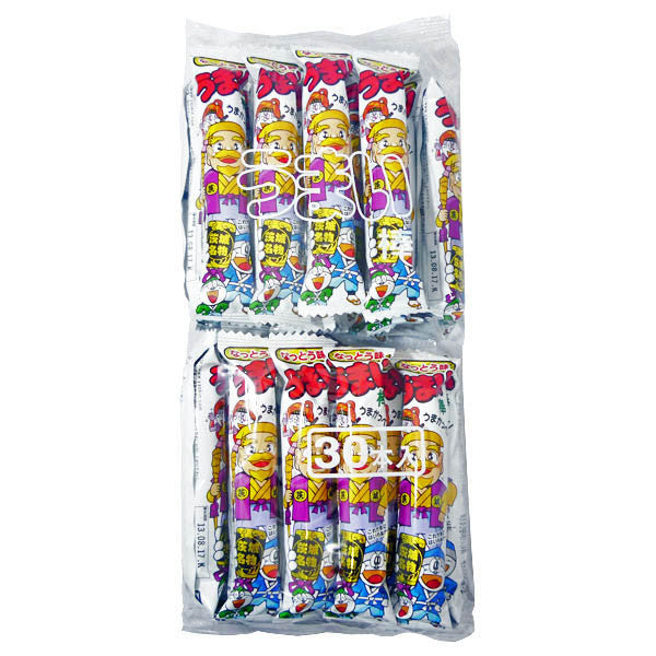 "Umaibo" 30 Pieces Pack of Natto (Fermented Soybeans) Flavor